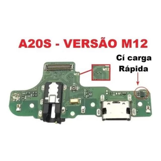 Conector De Carga Sub Placa Turbo Compatível Samsung A207 A20S M12