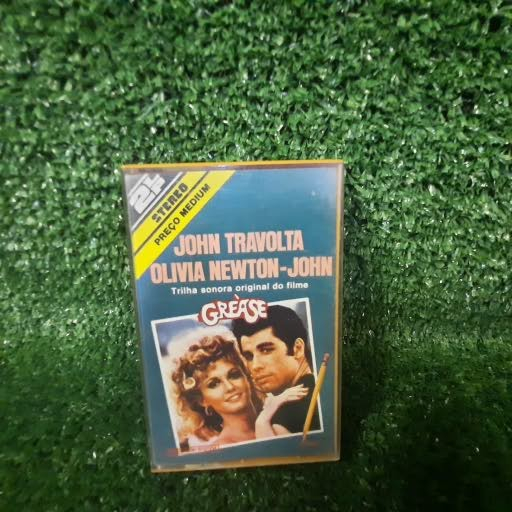 Fita Cassete John Travolta Olivia newton John Trilha Sonora Original de Filme