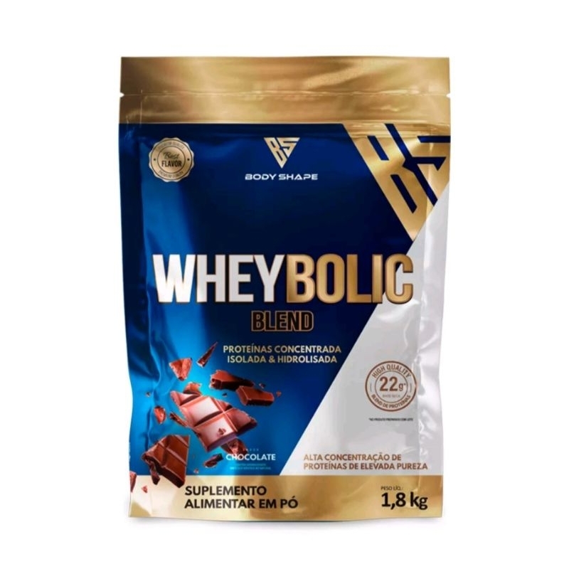 Whey CONCENTRADO / ISOLADO / HIDRO BLEND 1,800kg Body Shape