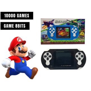 Mini Video Game Portatil PVE / PSP Com 10 Mil Jogos 2,5 polegadas 8 bits PVE Pocket Digital Pocket Game player Handheld Video Game Console livre Game Card Muitos jogos clássicos