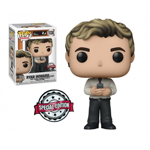 Funko Pop! Ryan Howard – The Office – Figurine Vinyle 9,5 Cm – Collection Officielle – Cadeau Pour Fans – Avec Téléphone Portable