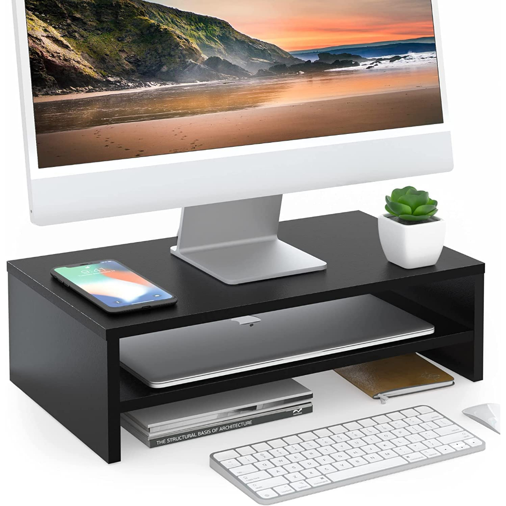 Suporte para Monitor, Notebook, Decorações | Organizador de Mesa ...