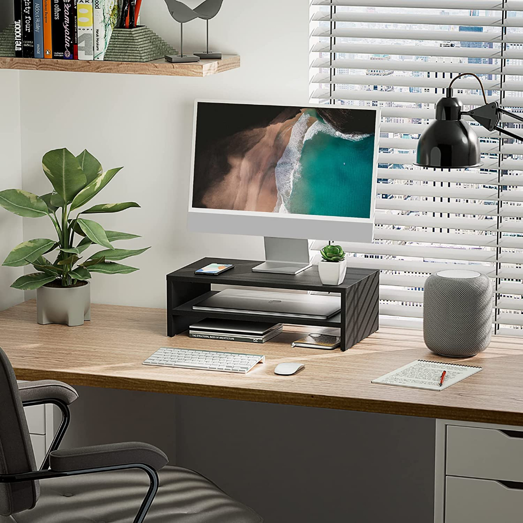 Suporte para Monitor, Notebook, Decorações | Organizador de Mesa ...