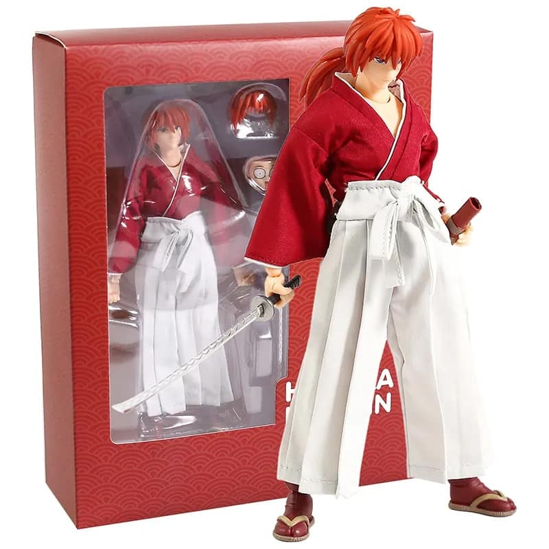 ACTION FIGURE KENSHIN HIMURA SAMURAI X RUROUNI KENSHIN DASIN MODELS Shopee Brasil