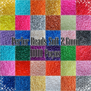 Perler Hama Beads 2,6 Mm Varias Cores 500 Unidades