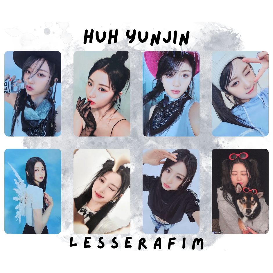 LE SSERAFIM ユンジン トレカ shopee kpop merch LE SSERAFIM - Photocard fanmade - Unforgiven - KPOP (Yunjin