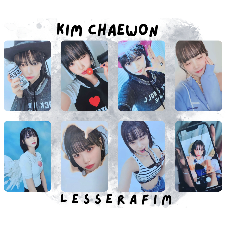 LE SSERAFIM - Photocard fanmade - Unforgiven - KPOP (Yunjin