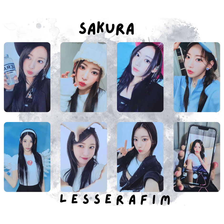 LE SSERAFIM - Photocard fanmade - Unforgiven - KPOP (Yunjin