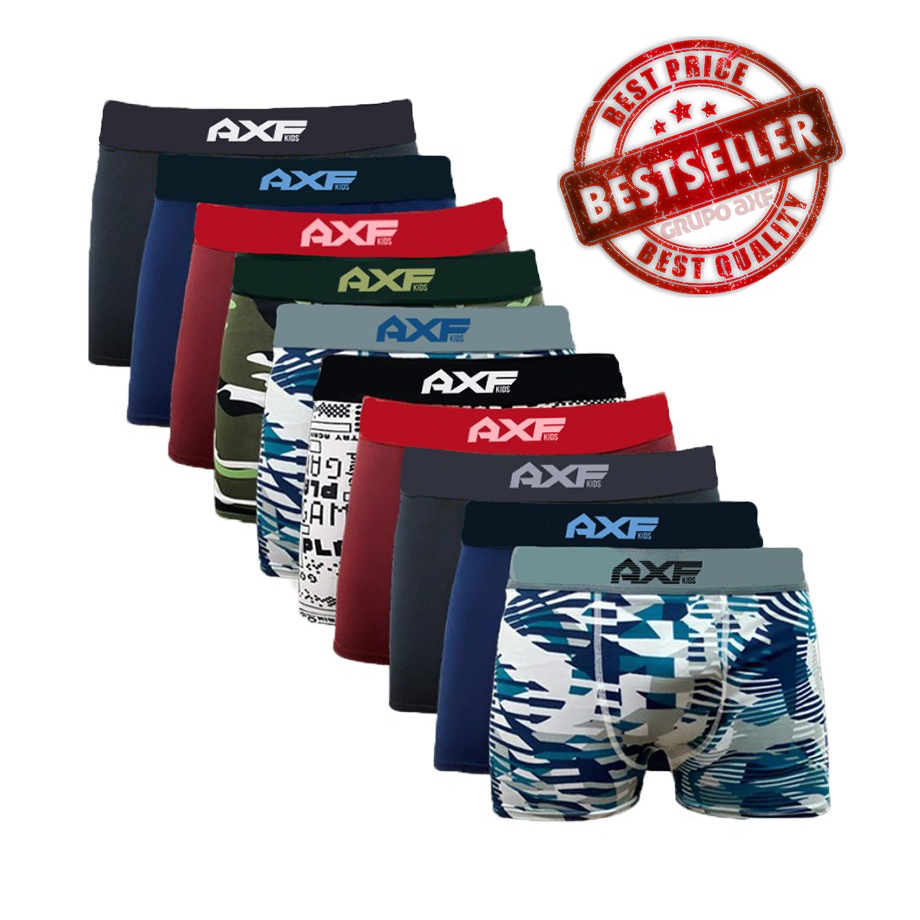 Kit 10 Cuecas Boxer Box Microfibra Premium Mais Vendido