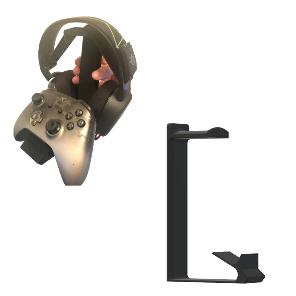 Suporte Para Hedaset Fone Gamer + Controle Mesa - 1 Unidade