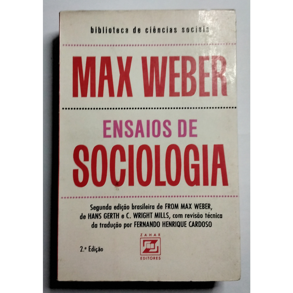 Livro Ensaios De Sociologia - 2ª Ed. 1971 - Max Weber | Shopee Brasil