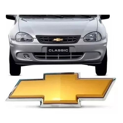 Emblema Grade Chevrolet Dourado Corsa Classic 2015 2016 - Carblue