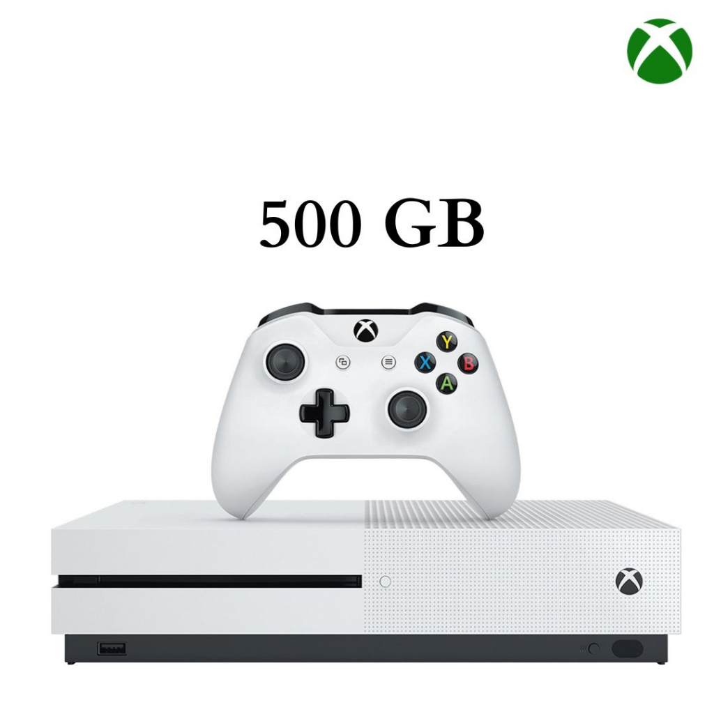 Microsoft xbox one S com controle, leitor de CD, digital e streeming
