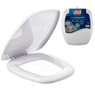 Assento Sanitário Tampa De Vaso Sanitário Almofadado Quadrado Resistente E Confortável em Oferta na Shopee