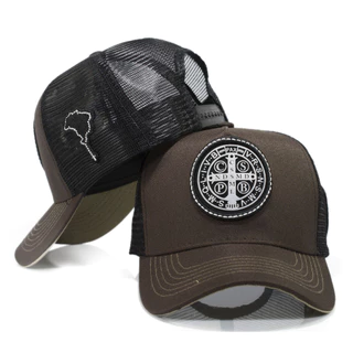 Boné Linha Country Trucker Telinha Aba Curva Glx Imagem São Bento Envio Imediato