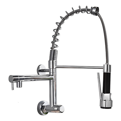 Torneira Cozinha Gourmet Monocomando Parede Extensivel Cromado