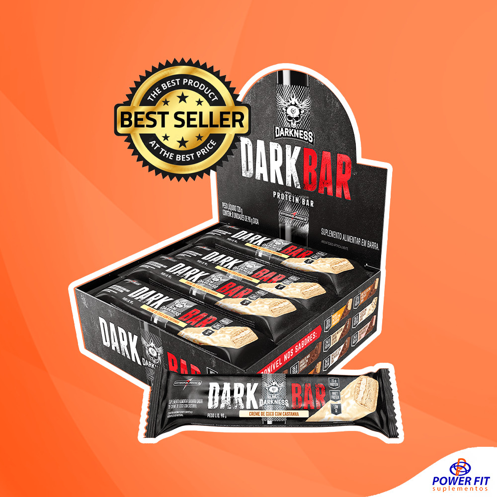 Dark Whey Bar Novos Sabores Dsp 8 Und – Integralmedica