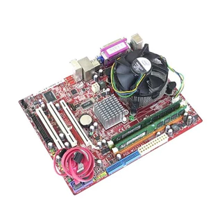 Kit Placa Mãe 775 + Processador Core 2 Duo + Memória 2gb