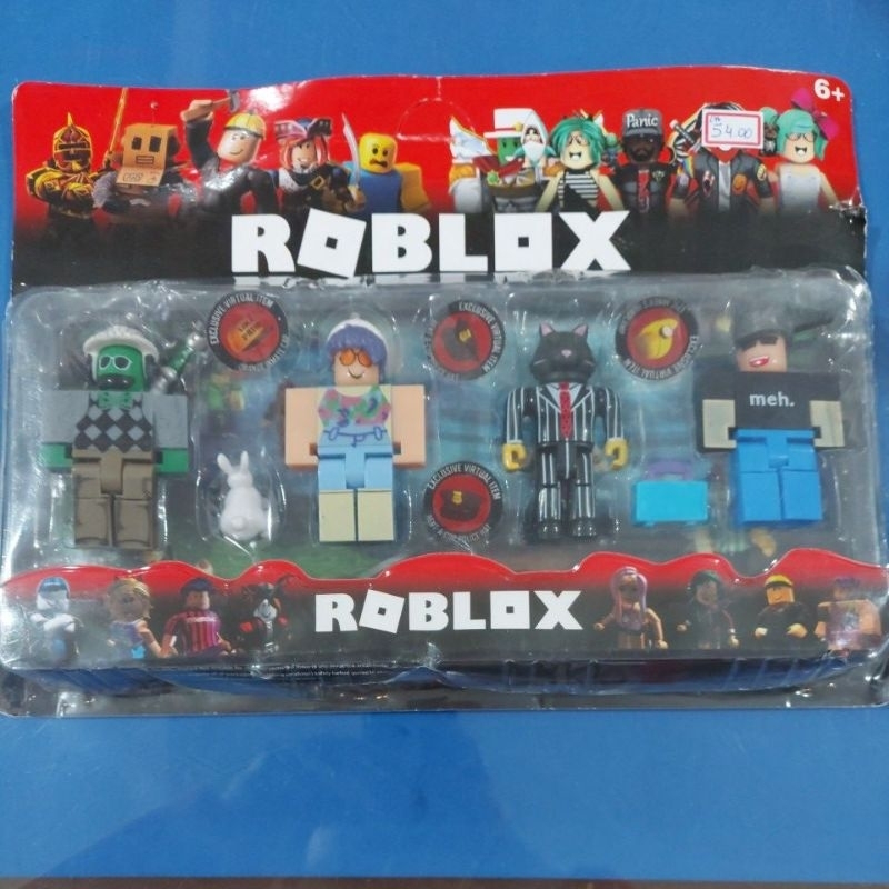 Kit 4 Bonecos Roblox The Usagi + Acessórios - 10cm em Promoção na