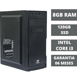 Computador Pc Bom e Barato com Wifi - i3 + 8gb ram + 120GB SSD - Windows 10 - OFERTÃO