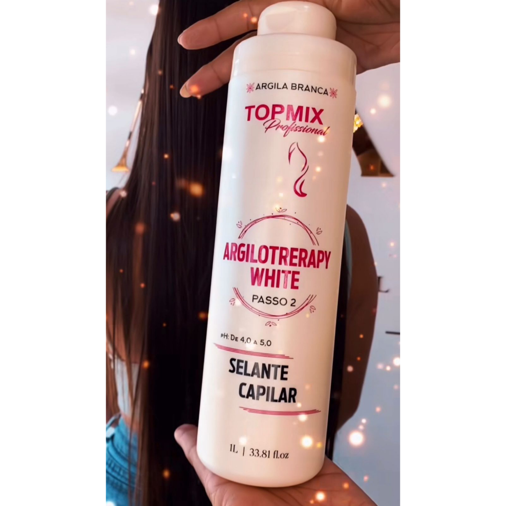 Mascara Argilotherapy Selante Capilar Topmix Profissional 1L Shopee