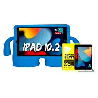 Kit Capa Anti Impacto Para iPad 7/8/9 Tela 10.2 + Película