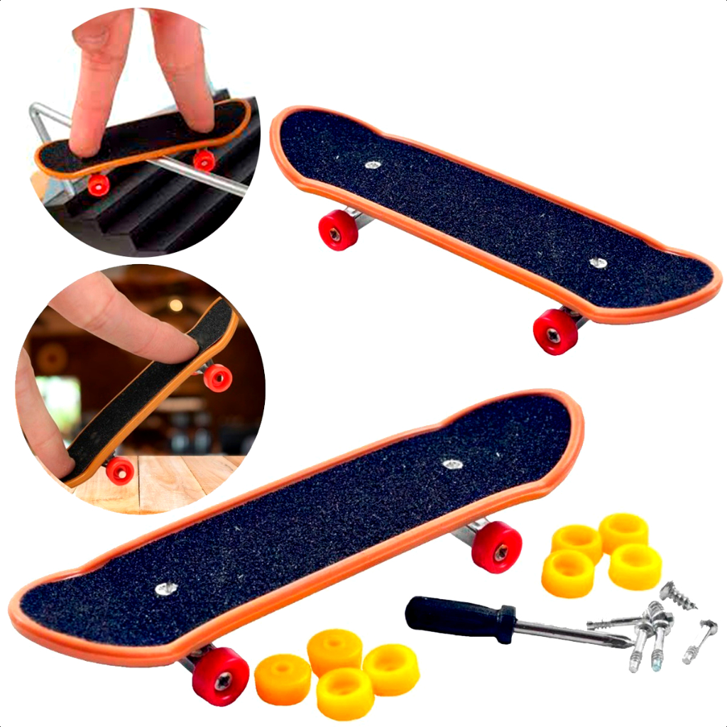 2 Pcs dedo,Skate dedo profissional com ferramentas automontagem | Brinquedo  dedo skate montagem bordo DIY para crianças com mais 6 anos Littryee