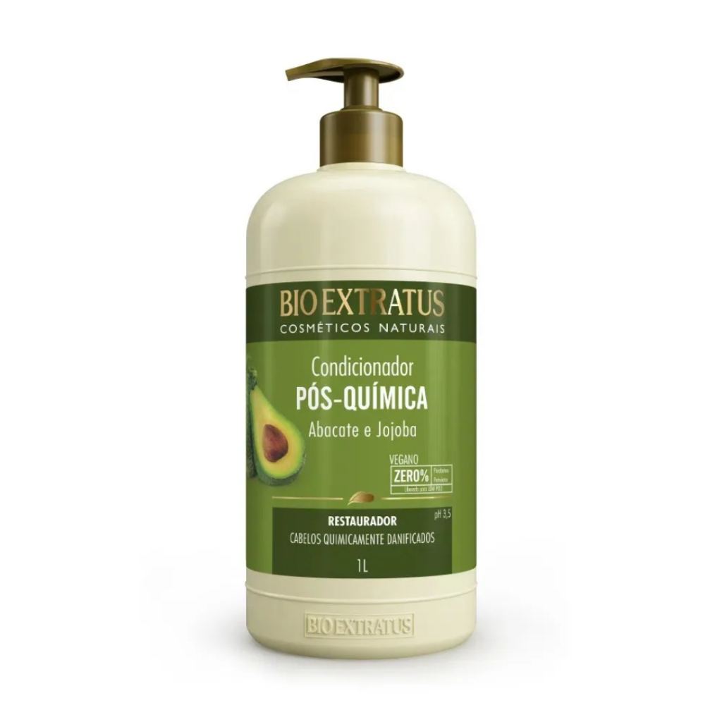 Shampoo Bio Extratus Pós Química Abacate e Jojoba 1L Shopee Brasil
