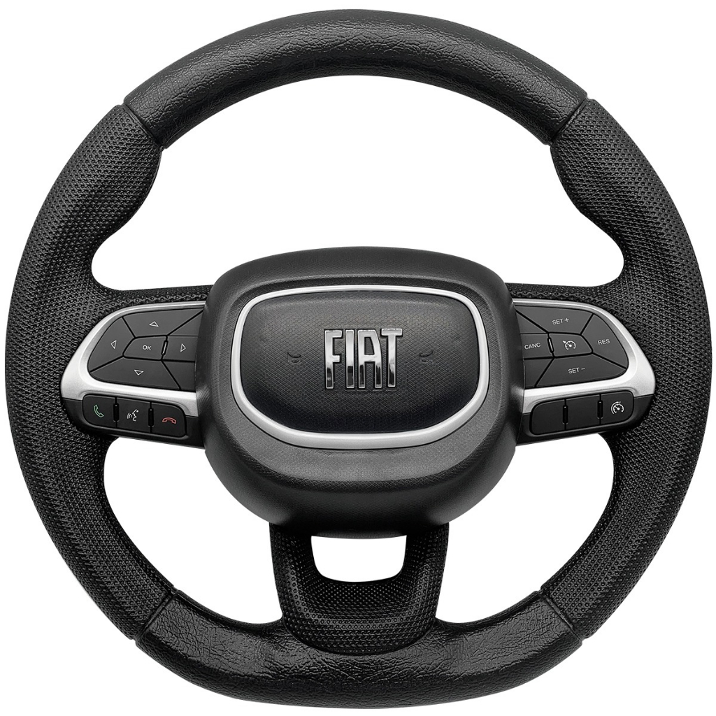 Volante Fiat Lançamento Pulse com Comando De Som Central JFA + Cubo
