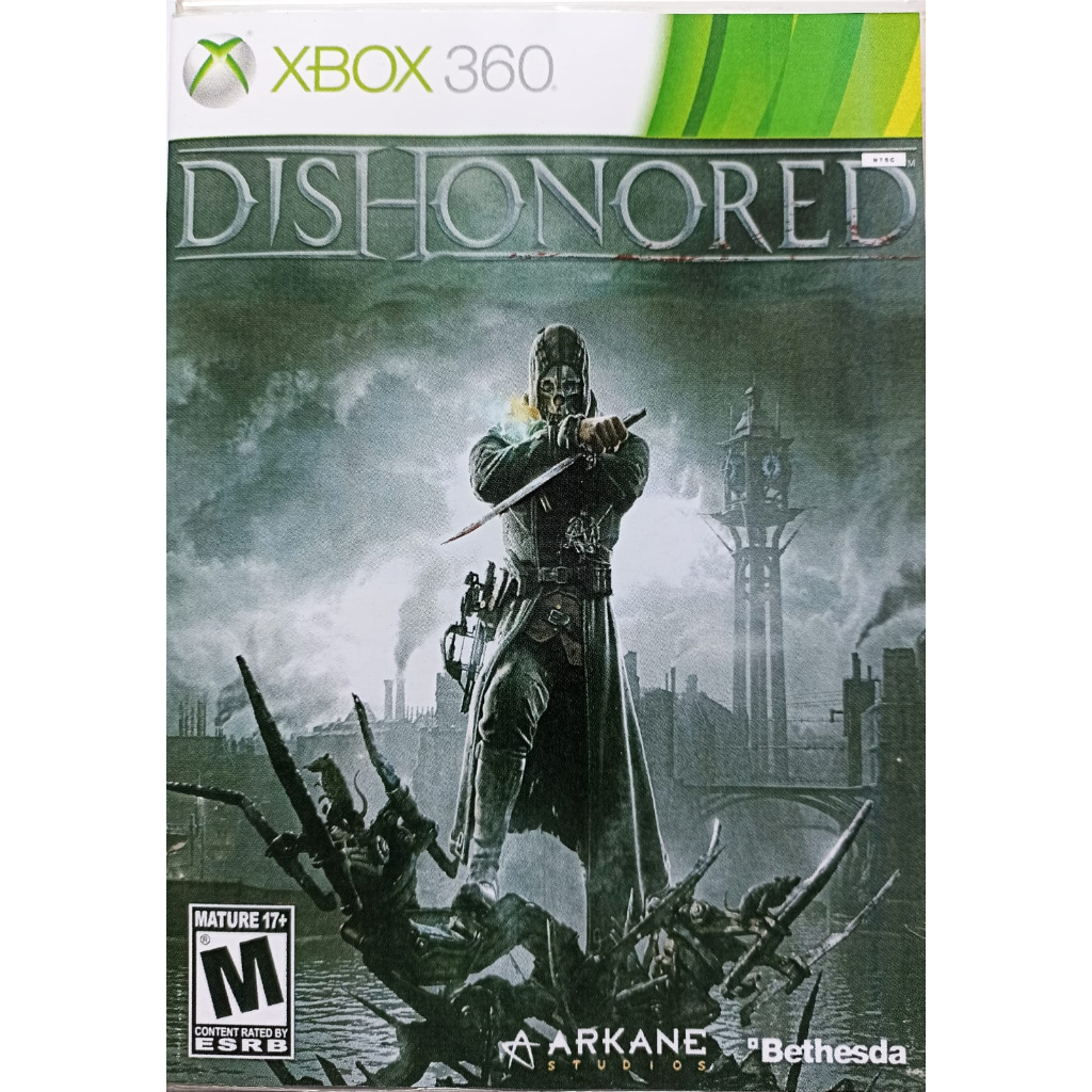 lote com 3 jogos de XBOX 360 - ( BATTLEFIED3-BIOSHOCK-DISHONORED. Sem teste