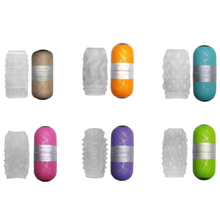 Capsule — Masturbador Masculino de Silicone Texturizado