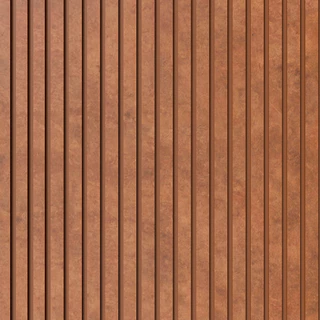 Painel Ripado Laminado 10cm Bronze Eva Autocolante 10 Metros