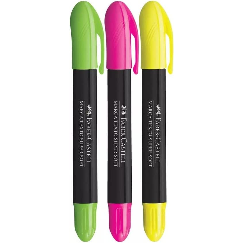 Marca Texto Faber-Castell SuperSoft Gel - DI/1557 Não transfere ...