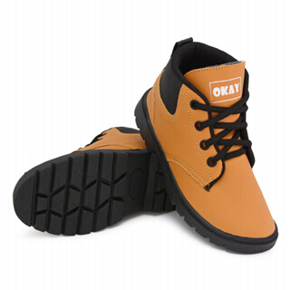 BOTA BOTINHA cano alto tênis infantil bebe menino masculino ESTILO  CATERPILLAR