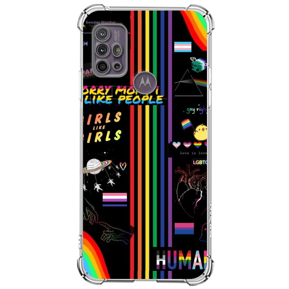 Capa Capinha Case personalizada LGBT Motorola G10, G20, G30