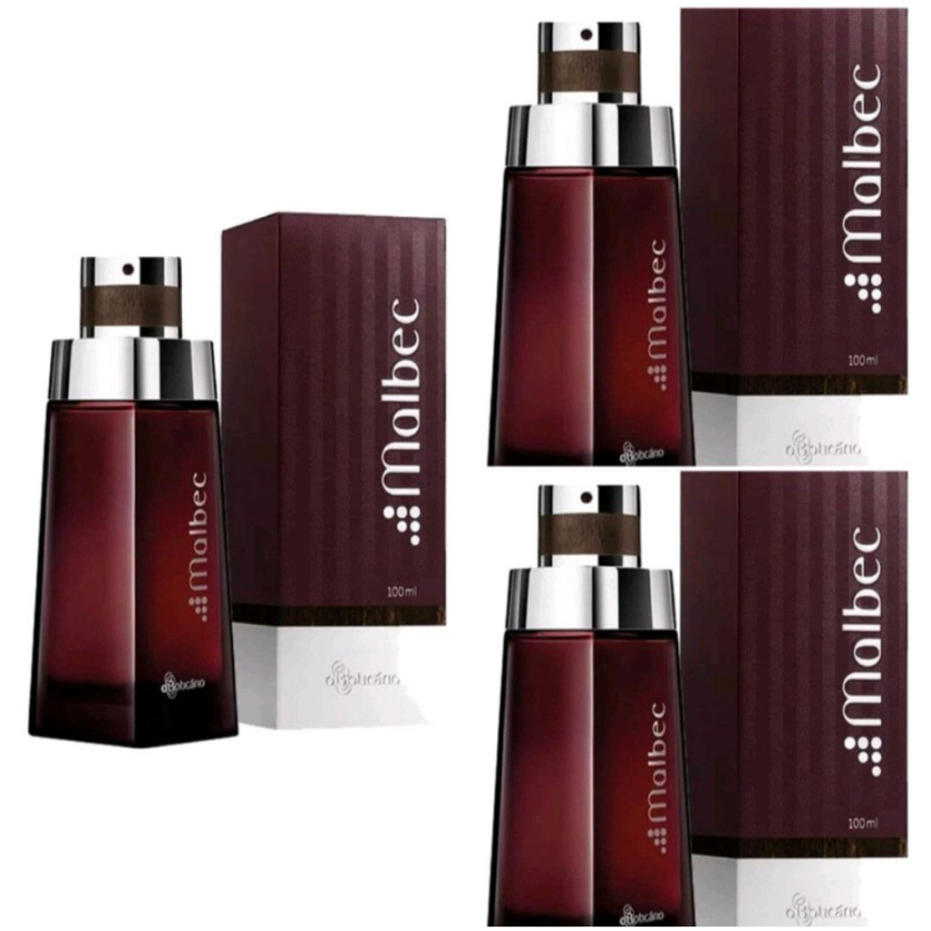 TRES PERFUMES 100 ML LONGA DURAÇÃO MASCULINOS MALBC