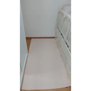 TAPETE DECORATIVO PARA QUARTO DE CRIANÇA NAS CORES AZUL BEBE OU ROSA BEBE 100%ALGODÃO INFANTIL