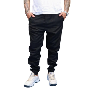 Calça Jogger Masculina preta sarja