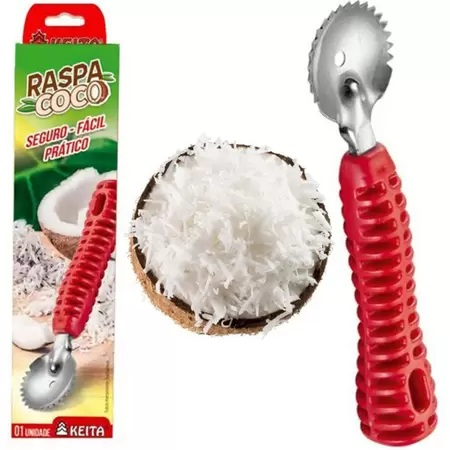 Raspador Coco Manual Cozinha Culinária C/ Cabo Cores Sortida | Shopee ...
