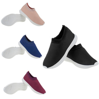 KIT 02 PARES Tenis liso EC conforto tenis meia calce facil
