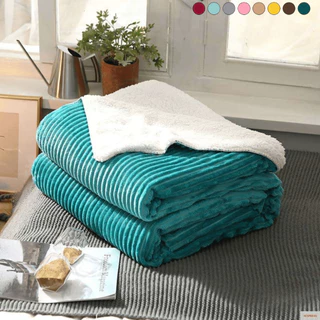 Cobertor Canelado Sherpa Quentinha Coberta Casal Manta Grossa 2,20x1,80 Varias Cores