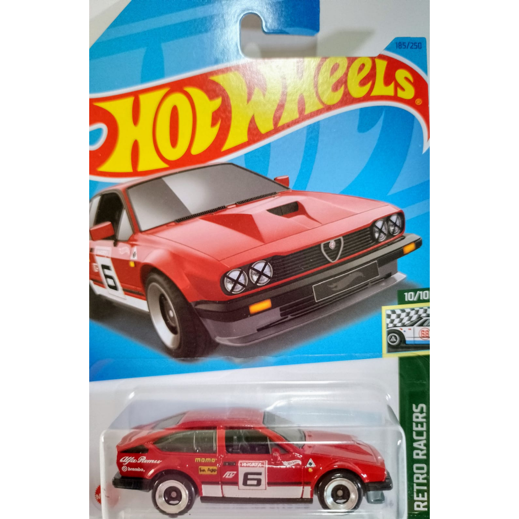 Hot Wheels ALFA ROMEO GTV6 3.0 / RETRO RACERS 10/10 / Lote “L” 2023 / HKG48 (Mattel) 1/64
