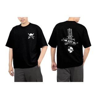 Camiseta One Piece Roronoa Zoro Espadas Anime Manga 100% Algodão Unissex Várias Cores Envio Rápido Alta Qualidade