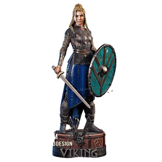 Action Figure Lagertha Vikings modelada por Sanix (SEM PINTURA! LEIA O ANÚNCIO!)