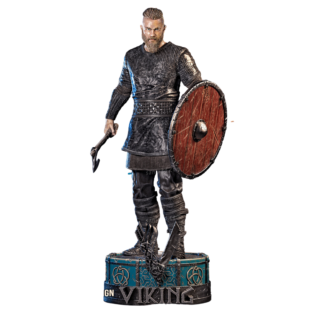 Action Figure Ragnar Lothbrok Vikings modelada por Sanix Shopee Brasil
