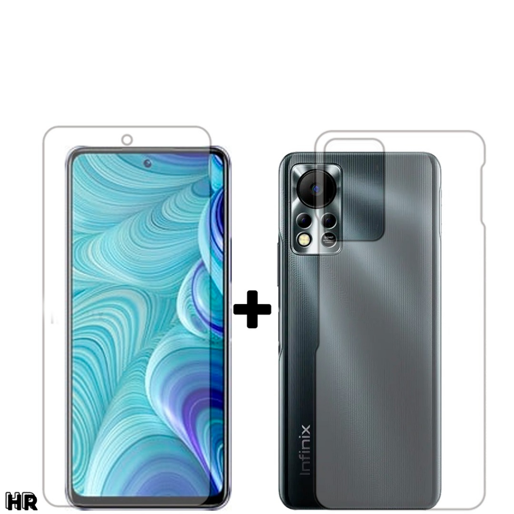 Película Hydrogel HD Frente E Verso Anti Impacto Infinix Hot 11S