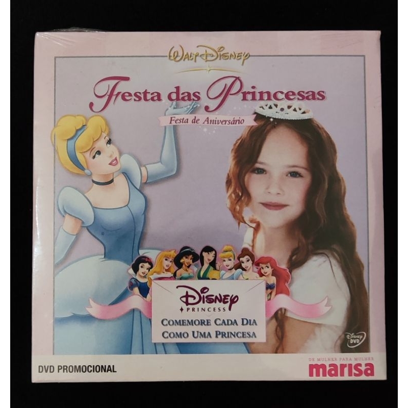 Dvd Festa Das Princesas Disney - Jogos Especiais Aniversário