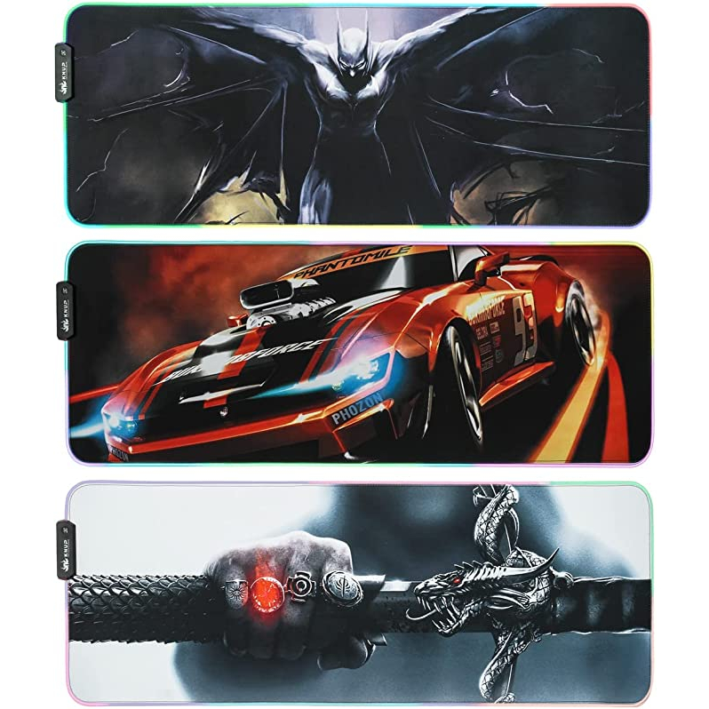 Mouse Pad Gamer Com Led Rgb 9 Cores mousepad gamer em Promoção na Americanas