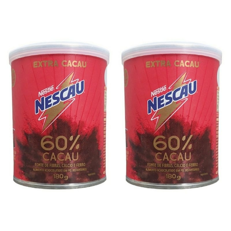 Achocolatado em Pó 60% Cacau Extra Cacau Nescau 180G - Supermercado Nagumo  - Compre Online em Guarulhos/SP