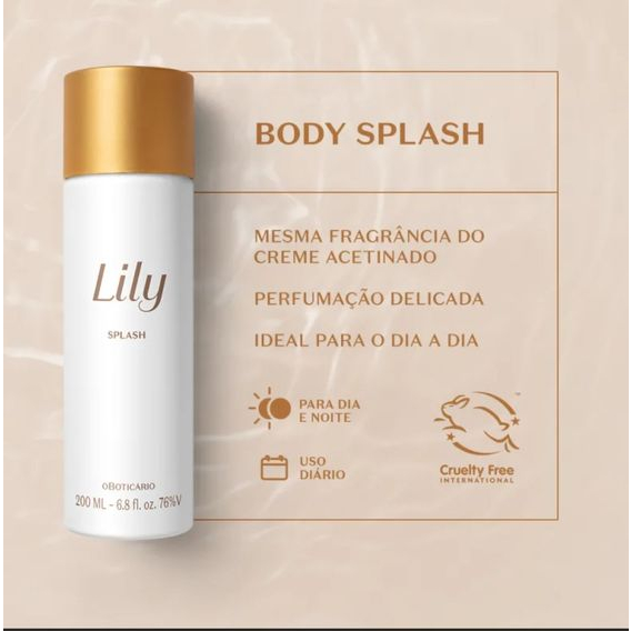 BODY SPLASH LILY Shopee Brasil